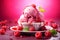 tasty Raspberry Ice Cream tasty dessert background