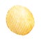 Tasty ridged potato chip