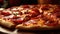 tasty salami pizza food photo