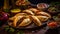 Tasty spicy meat empanadas. Argentine empanadas. Neural network AI generated