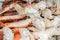 Tasty steamed king crab legs ready to eat in alaska