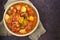 Tasty stew. Goulash soup bograch in a bowl. Hungarian dish.