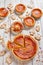Tasty Swiss Easter Rice Tarts, vertical view