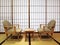 Tatami, shoji sliding doors, table and chairs