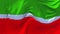 Tatarstan Flag Waving in Wind Continuous Seamless Loop Background.