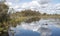 Tater Rake Run canoe and kayak boat trail through Chesser Prairie in Okefenokee Swamp, Georgia USA