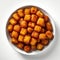 tater tots on a beautiful plate.generative ai