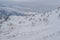 Tateyama mountain range and lake at the canyon, Kurobeko