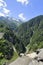 Tateyama mountain range, view from Kurobe dam