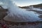 Tatio Geysers early morning at San Pedro de Atacama, Antofagasta