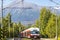 Tatra Electric Railways train in High Tatras, Slovakia