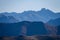 Tatra mountain peak view in Slovakia in sunny day