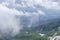 Tatra peaks in the clouds.