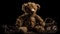 Tattered Teddy Bear, Made with Generative AI