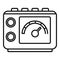 Tattoo device icon, outline style