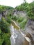 Taughannock Falls gorge trail by Cayuga Lake