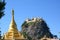 Taung Kalat monastery. Mount Popa. Mandalay region. Myanmar