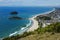 Tauranga beach in summer