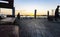 Tauranga waterfront at dawn