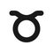 Taurus black glyph icon