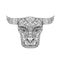 Taurus Bull Head Mandala