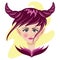 taurus horoscope. Vector illustration decorative design