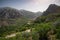 Taurus Mountain range, Turkey. Green valley.