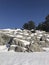 Taurus Mountains, Toros Mountains, 2020. Snow and perfect weather day in mountains.