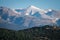 Taurus mountains and trees with snow