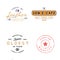 Tavern, leather goods, premium quality themed logotypes.