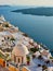 Taverna Overlooking Caldera, Santorini, Cyclades, Greece