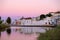 TAVIRA, ALGARVE, PORTUGAL - MAI 25, 2019: View on the old city of Tavira and the river Gilao