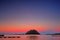 Tavolara Island at dusk