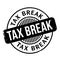 Tax Break rubber stamp