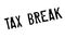 Tax Break rubber stamp