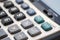 Tax button on calculator, shallow deep of field