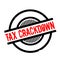 Tax Crackdown rubber stamp