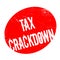 Tax Crackdown rubber stamp