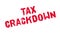 Tax Crackdown rubber stamp