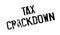 Tax Crackdown rubber stamp