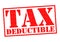 TAX DEDUCTIBLE