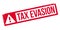 Tax Evasion rubber stamp