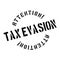 Tax Evasion rubber stamp