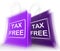 Tax Free Shopping Bag Represents Duty Exempt Discounts