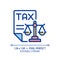 Tax law pixel perfect RGB color icon