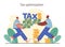 Tax optimization. Financial efficiency, budgeting and economy idea
