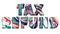 Tax Refund Graphic 001 Colorful Text