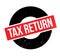 Tax Return rubber stamp