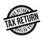 Tax Return rubber stamp