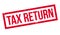 Tax Return rubber stamp